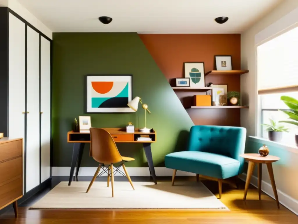 Un acogedor apartamento estudio de inspiración vintage con revolución diseño interior espacios multifuncionales y detalles retro