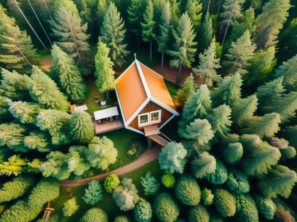 Experimenta la armonía entre el diseño sostenible del Treehotel Suecia y la belleza natural del paisaje forestal