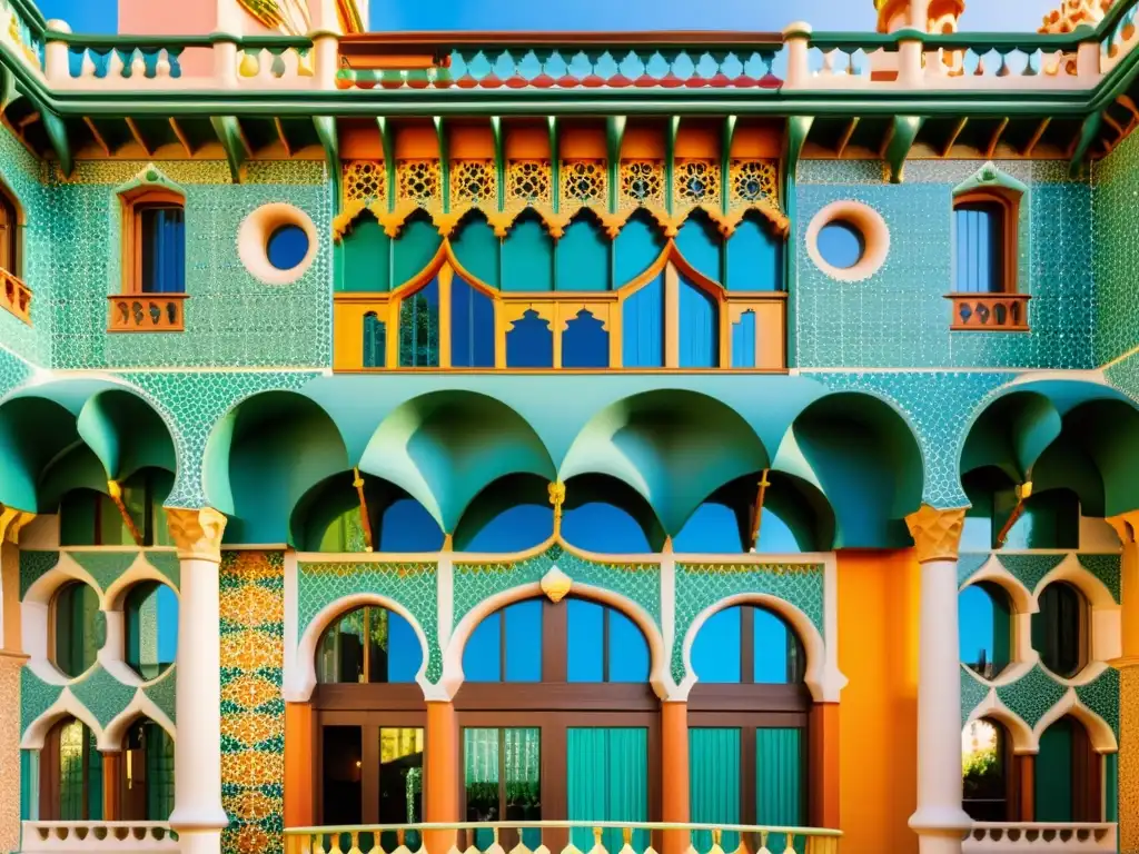 Façade de Casa Vicens, obra maestra de Gaudí en Barcelona