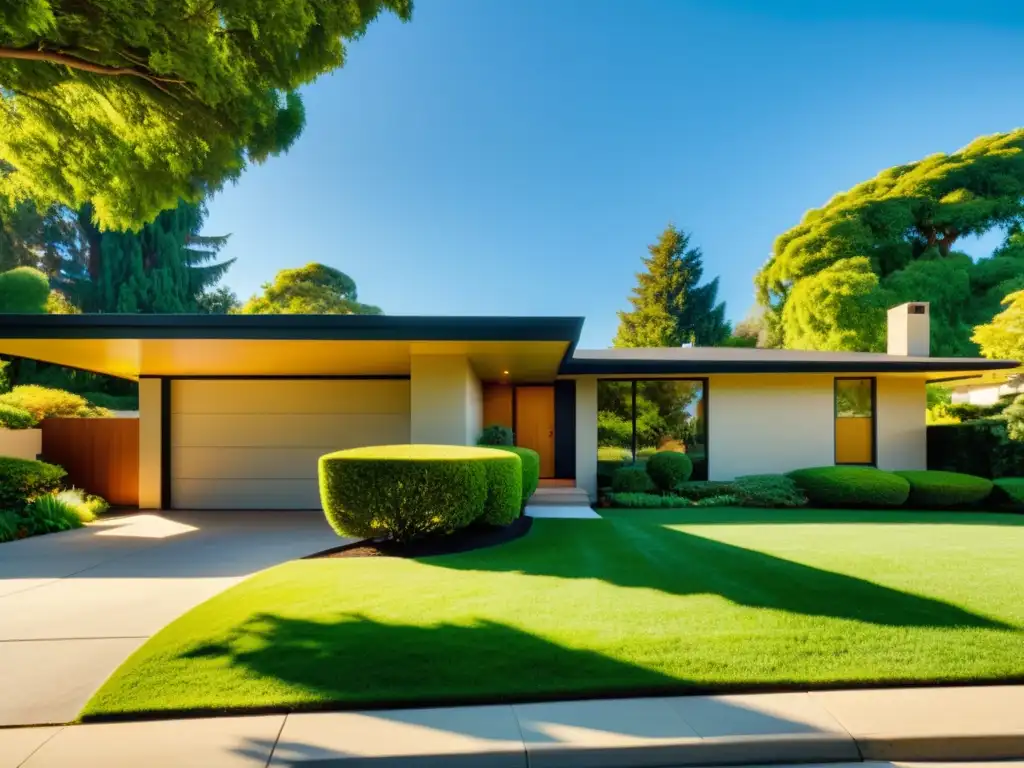 Compra casa de diseño arquitectónico famoso con encanto vintage y elegancia atemporal en entorno exuberante y soleado