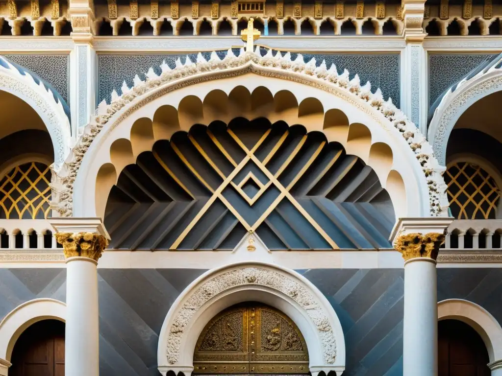 Detallada arquitectura religiosa del Primer Renacimiento en La Capilla Pazzi, con juegos de luz y sombra, patrones geométricos y arcos elegantes