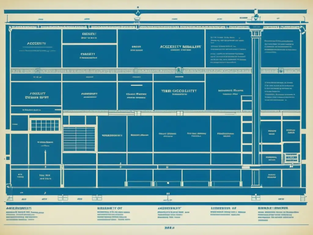 Detalle de antiguo plano arquitectónico que muestra la evolución de las normativas de accesibilidad en arquitectura