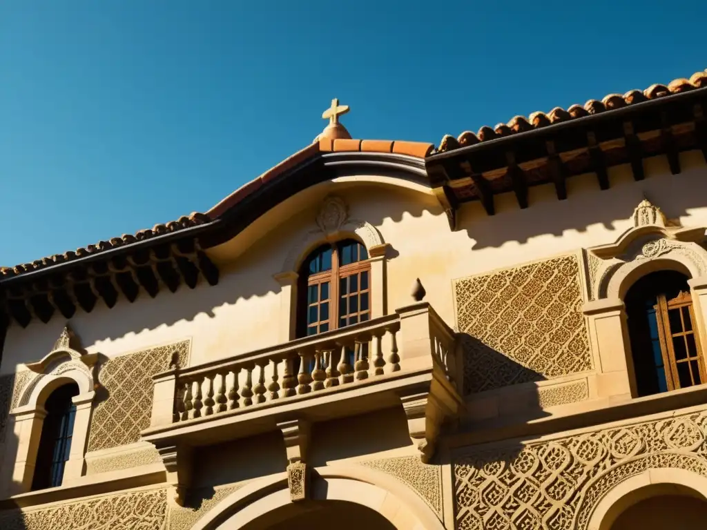 Detalle arquitectónico del Parador Nacional, legado histórico de Paradores Nacionales