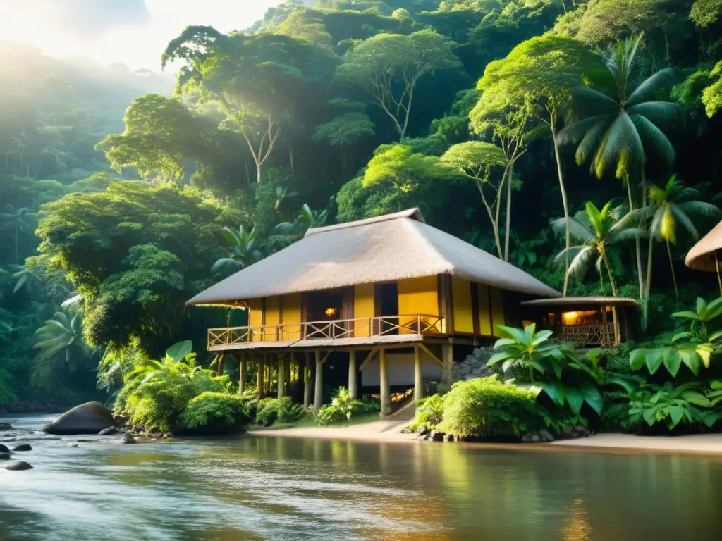 Un ecolodge integrado en la naturaleza, armonía entre lo natural y lo construido