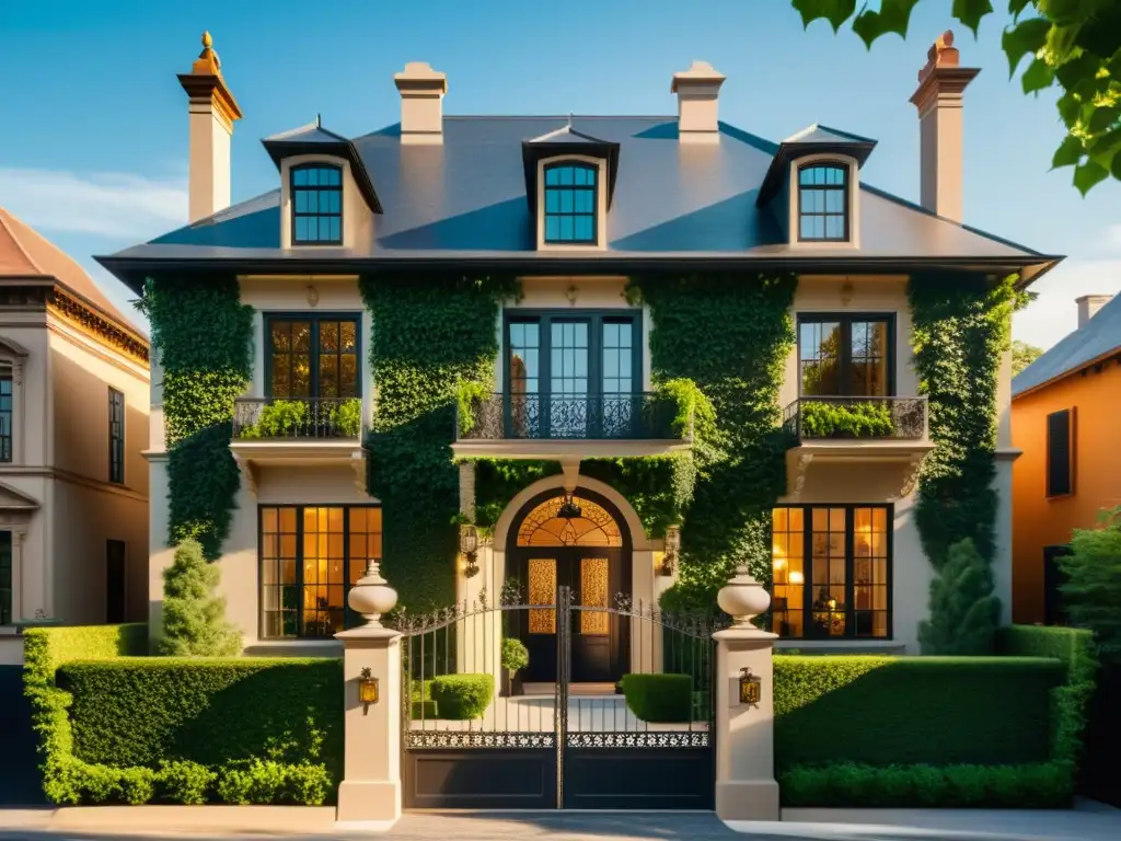 Transformación de edificio histórico en lujosa residencia, con detalles arquitectónicos y artesanía ornamentada