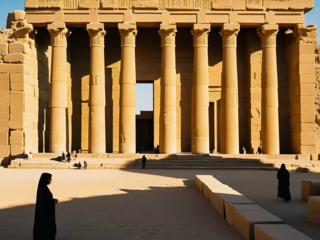 Exploración de la arquitectura antigua Persa en Persepolis: Ruinas doradas al atardecer