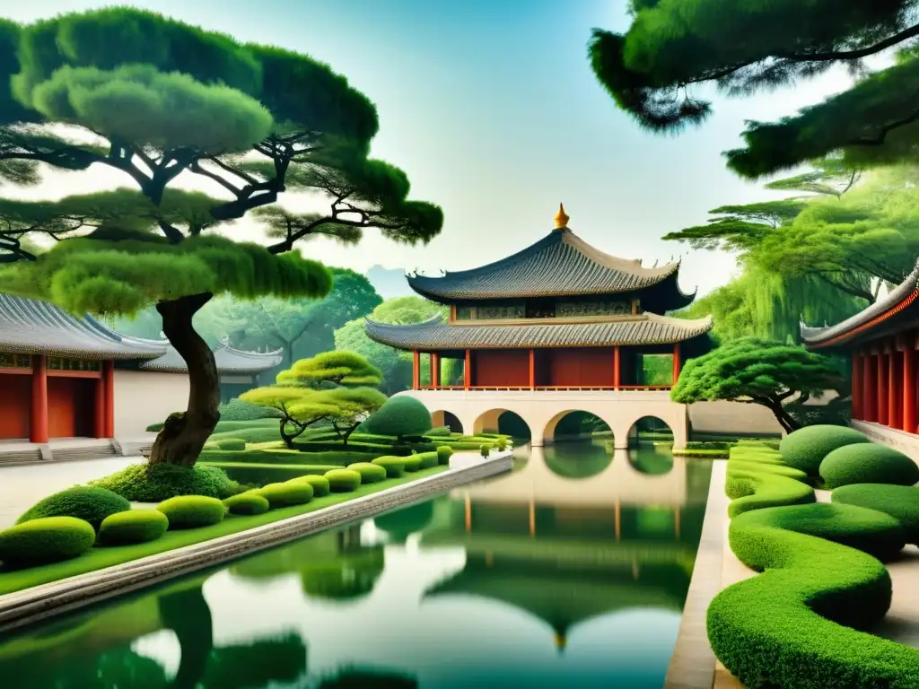 Suzhou Museum: Armonía entre tradición y modernidad Foto vintage del icónico Museo de Suzhou en China, legado de I