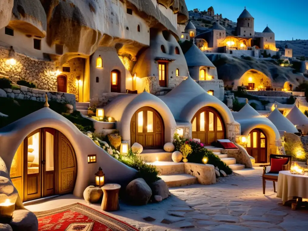 Hotel de cuevas en Capadocia, con toque vintage y lujo moderno