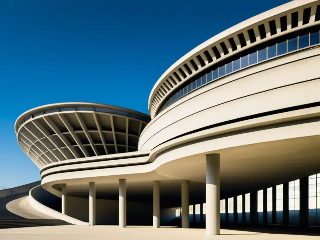 Imagen en blanco y negro de la icónica fábrica Fiat Lingotto en Turín, Italia, evocando la arquitectura histórica de la época futurista en Italia