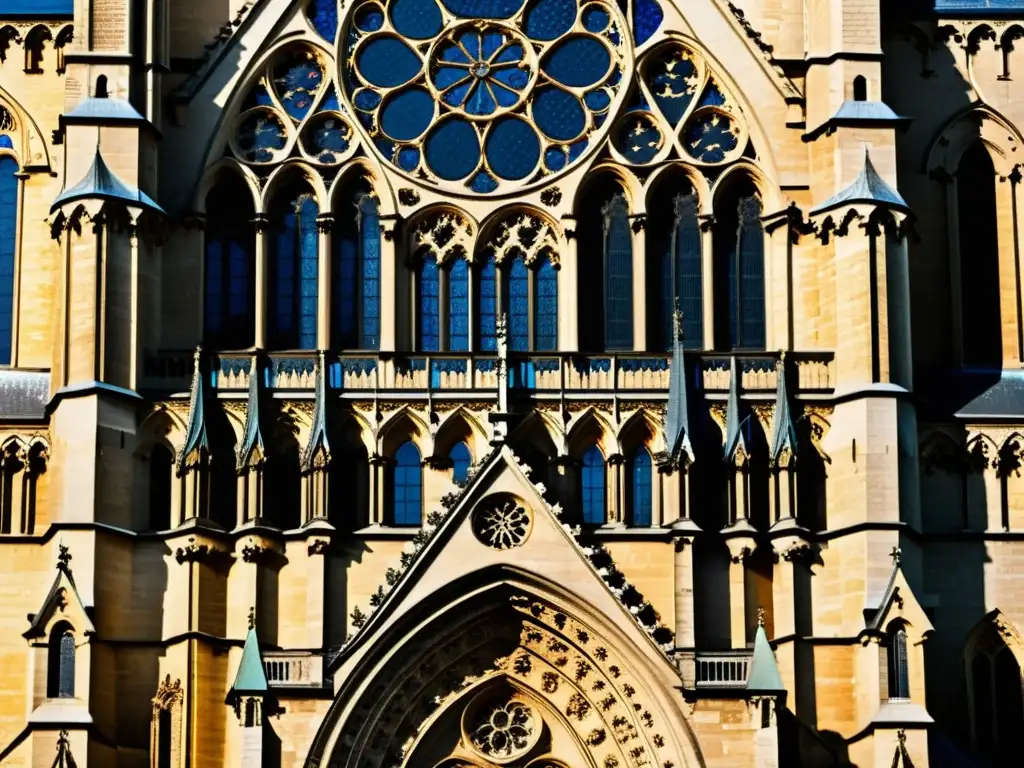 Imagen de la catedral de Notre Dame en París con detalles góticos y defensa estética en la arquitectura