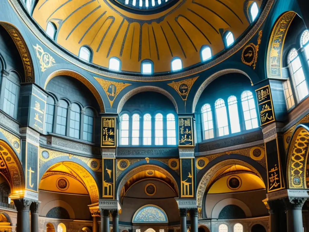 Imagen 8k detallada de la histórica Hagia Sophia en Estambul