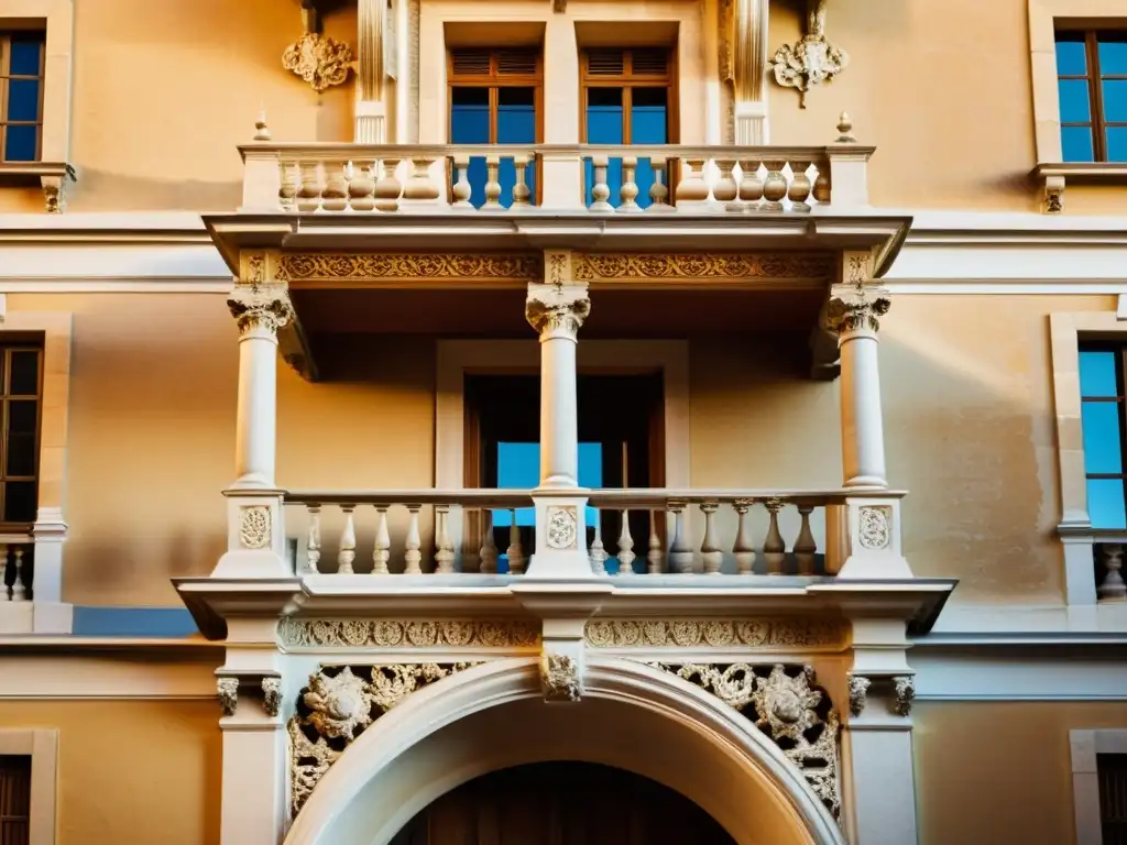 Imagen de un edificio barroco en España, con detalles ornamentados y una fachada de piedra envejecida