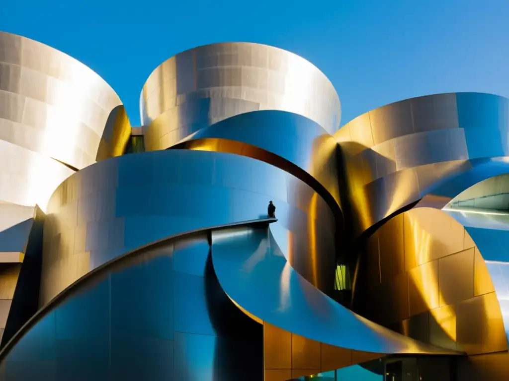 Imagen impactante del innovador exterior del Museo Guggenheim en Bilbao, destacando la arquitectura deconstructivista y la innovación tecnológica