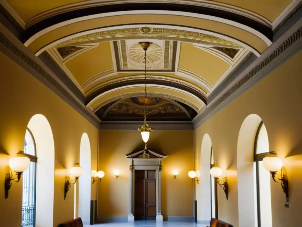 Imagen de interior del Palazzo Medici Riccardi en Florencia, que muestra la armonía y los principios arquitectónicos del Alto Renacimiento