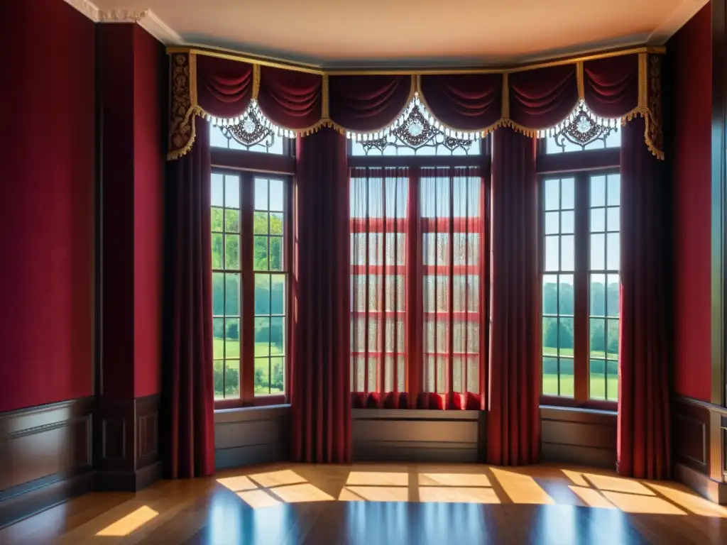 Imagen de una lujosa casa victoriana con persianas y cortinas automatizadas, fusionando encanto vintage y moderna arquitectura