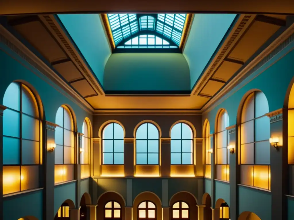 Arquitectura manierista: Perspectiva y drama Imagen vintage de un edificio manierista, con técnicas espaciales arquitectura manierista, perspectiva exagerada y detalles intrincados