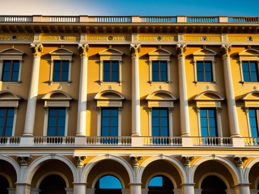 Palazzo Te: Arquitectura Manierista en Mantua Una imagen vintage de alta resolución del Palazzo Te en Mantua, Italia, destacando los detalles arquitectónicos manieristas, técnicas espaciales y atmósfera histórica