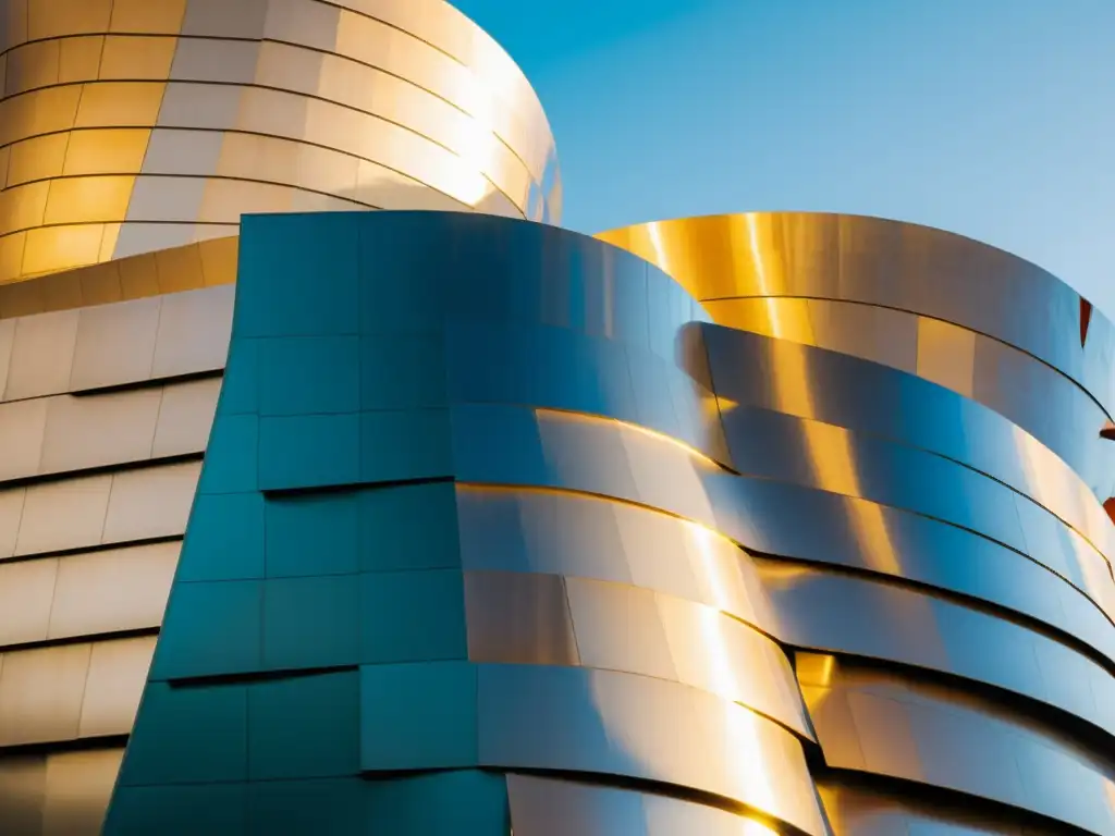 Imagen vintage del Guggenheim Museum en Bilbao, España