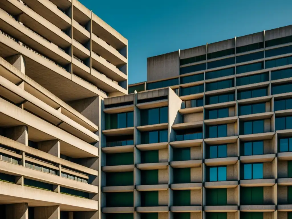 Imponente Barbican Estate en Londres, muestra la revolución del brutalismo arquitectónico con sus estructuras de concreto