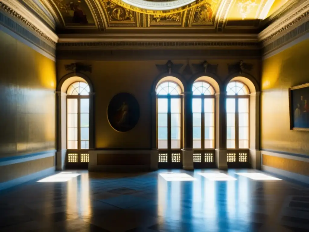 La importancia de la luz en arquitectura: el juego de luces y sombras en el interior de la Villa Farnesina, Roma, realza su elegancia renacentista