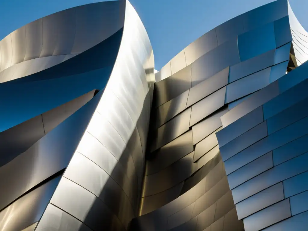 La majestuosa arquitectura deconstructivista del Walt Disney Concert Hall en Los Ángeles, refleja elegancia atemporal y juego de luces y sombras