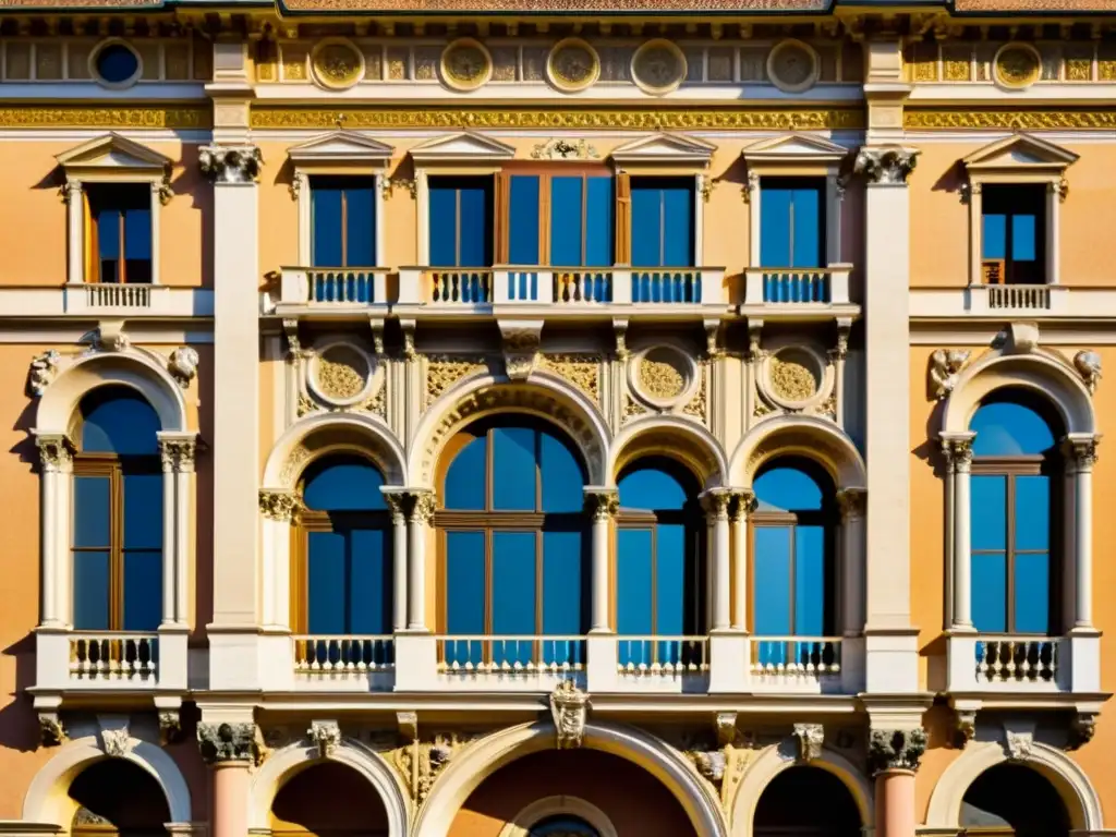 La majestuosa fachada del Palazzo del Te en Mantua, Italia, una obra maestra de la arquitectura renacentista