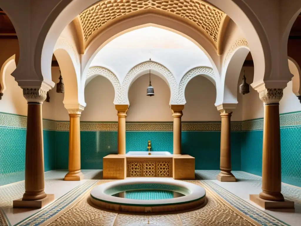 Un oasis de belleza en la arquitectura andalusí: baños árabes con detalles exquisitos y una serenidad atemporal