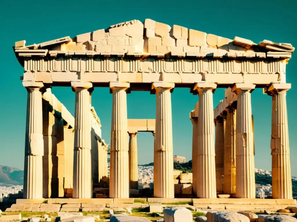 Ruinas del Partenón en Atenas, Grecia